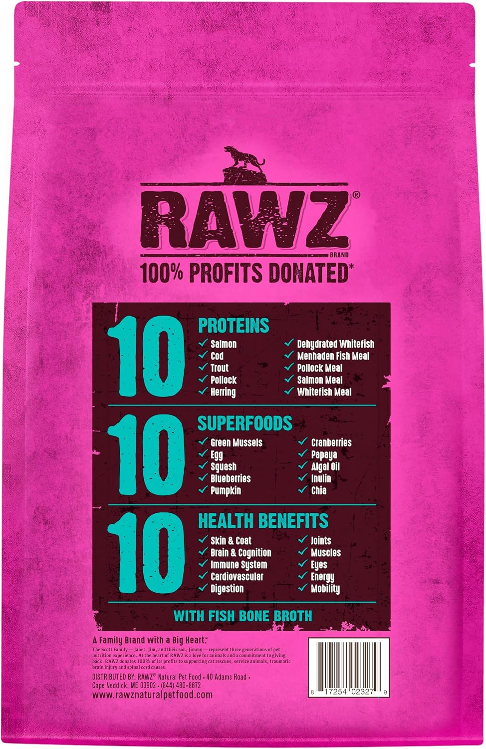 Rawz Cat Dry Food, 10+ Essentials Fish & Dehydrated Fish Recipe