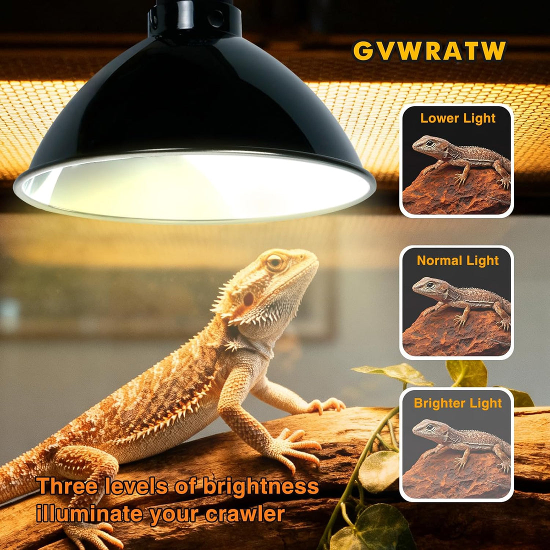8.5-inch Standard Lamp Dome for Reptile Heating Lamps