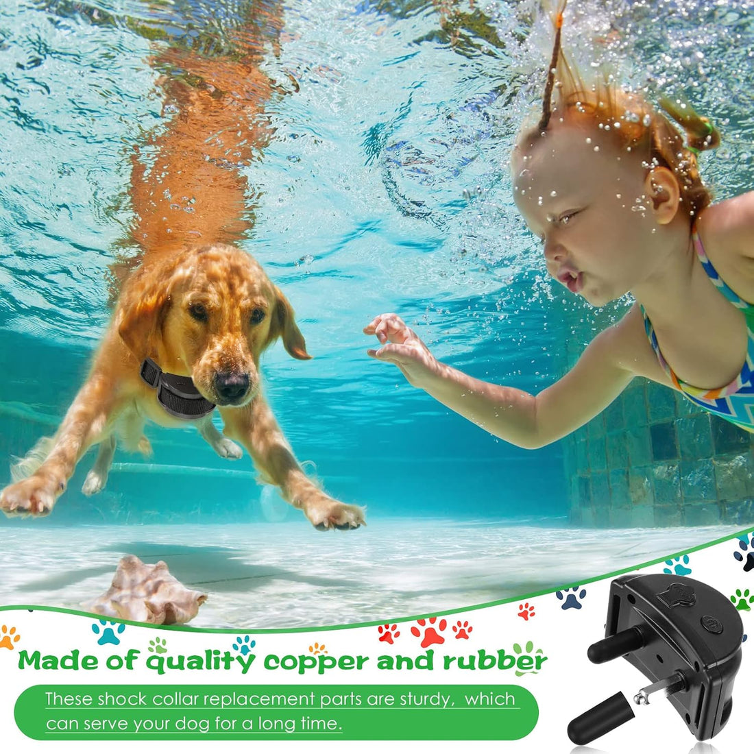 Zhengmy 24 Pcs Dog Shock Collar Rubber Tips