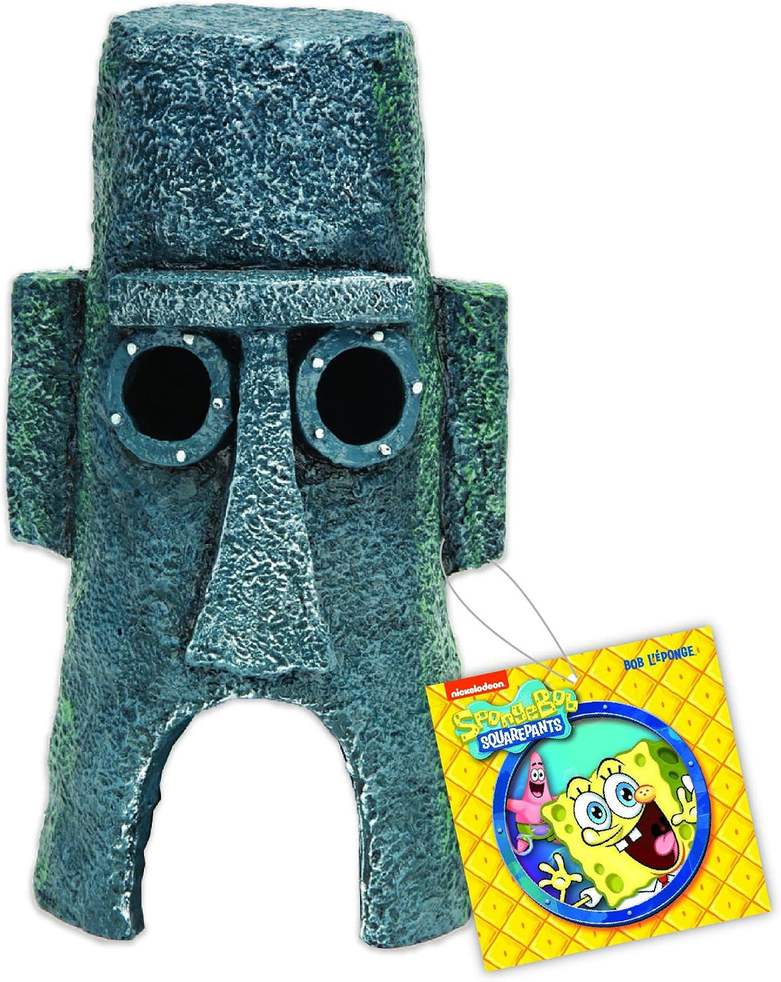 Penn-Plax Spongebob & Pineapple House Aquarium Decor, 2-Piece Set