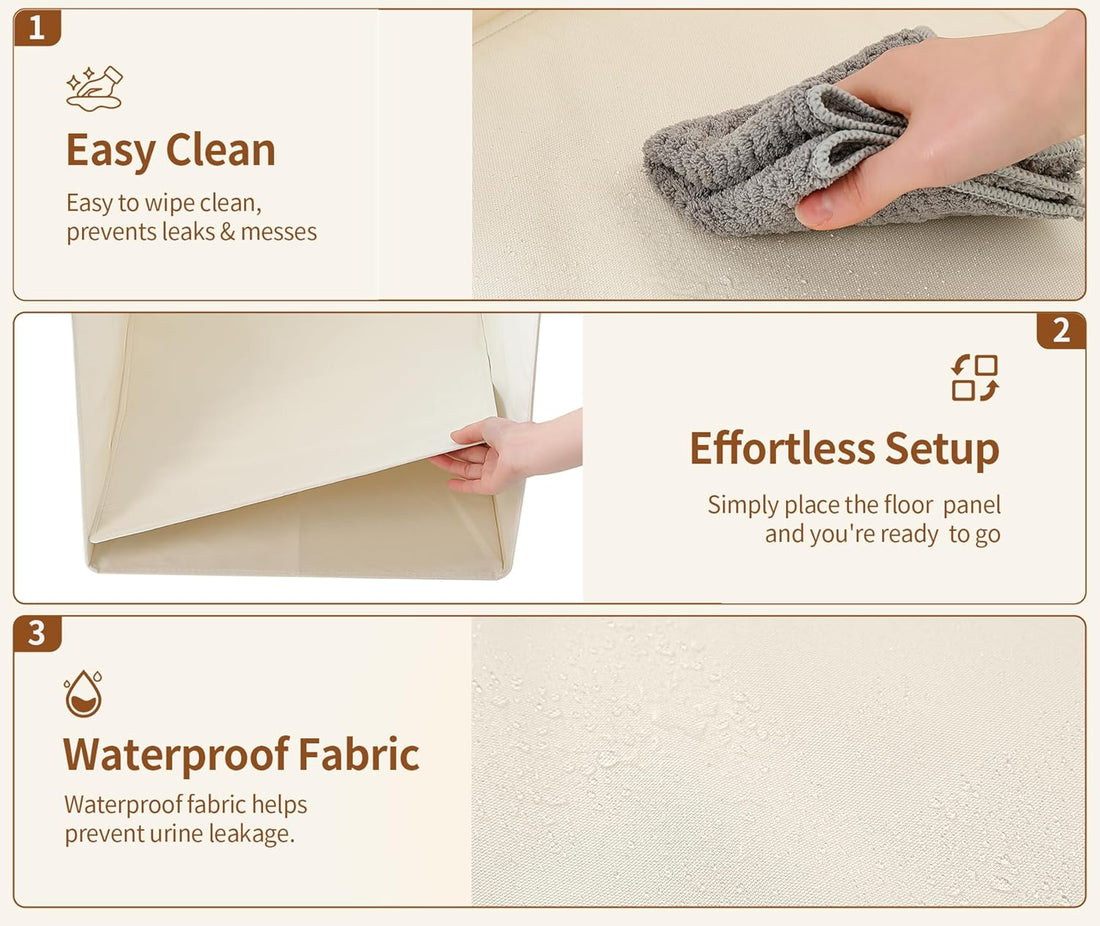 Qozary Cat Litter Box Enclosure