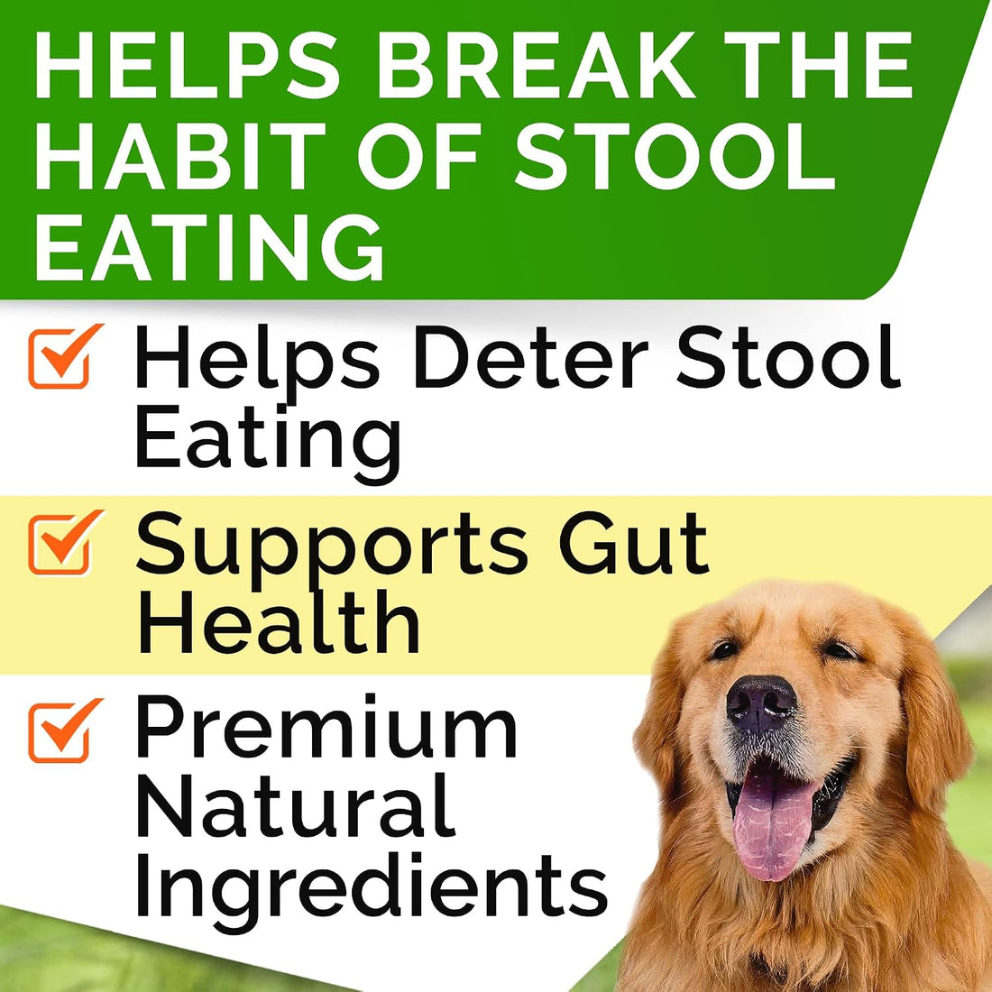STRELLALAB No Poo Chews for Dogs