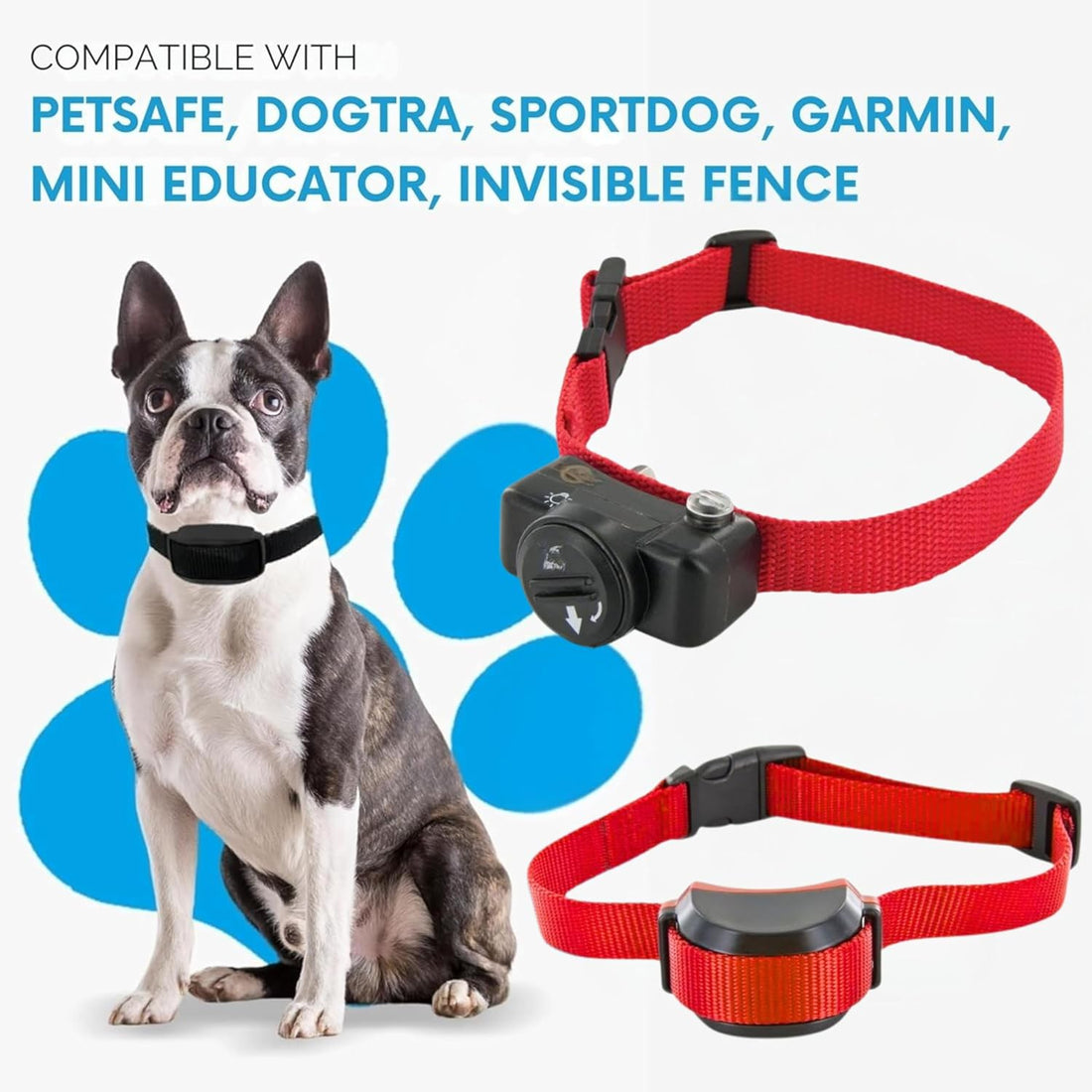 3/4" Orange Replacement Collar Strap