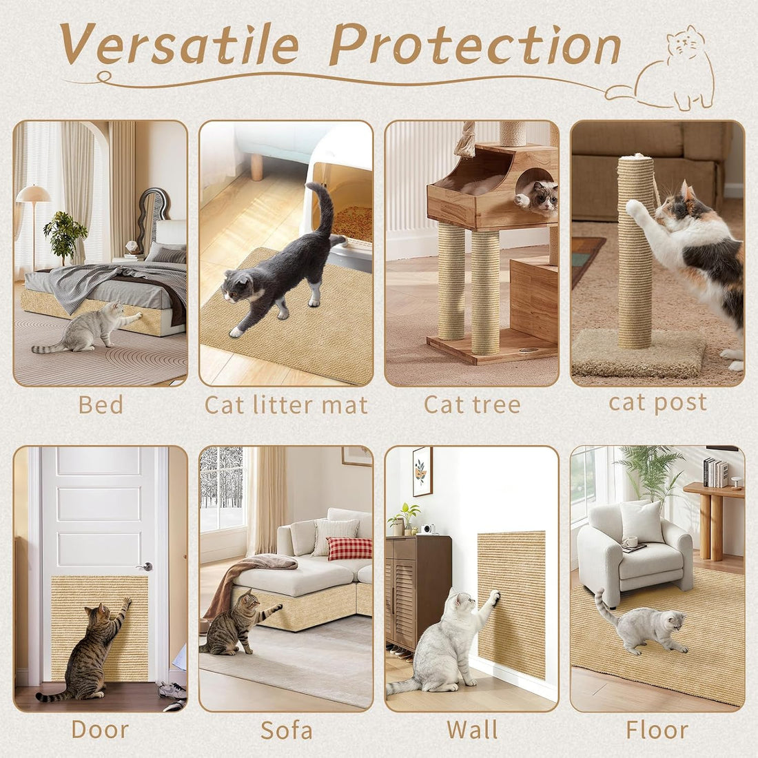 Heavy Duty Cat Scratch Furniture Protector