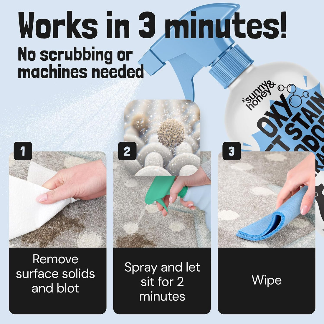 Sunny & Honey Oxy Pet Stain and Odor Eliminator