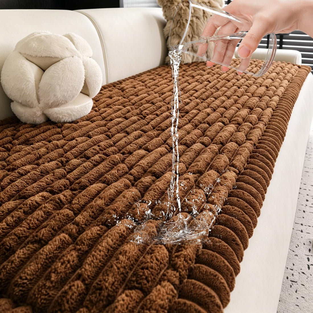 Couch Arm Covers, Sofa Arm Cover, 100% Waterproof Armrest Covers