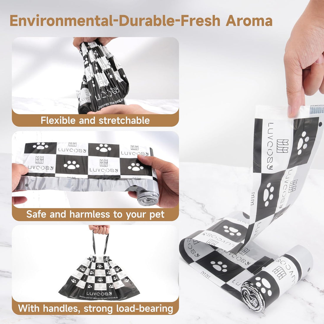40 Litter Box Liners with a Permanent Waste Receptacle Compatible