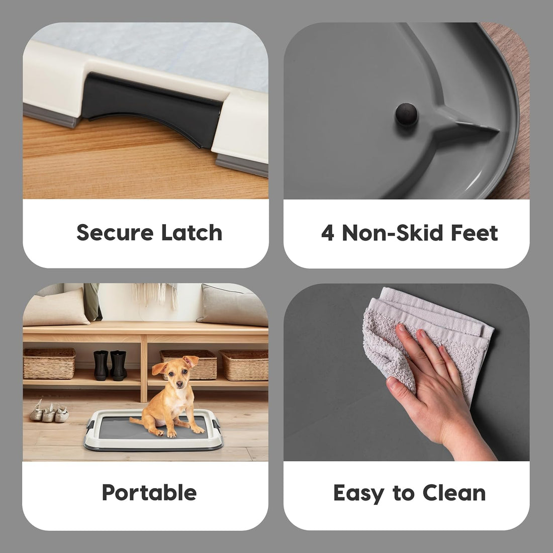 IRIS USA Pee Pad Holder for Dogs and Puppies