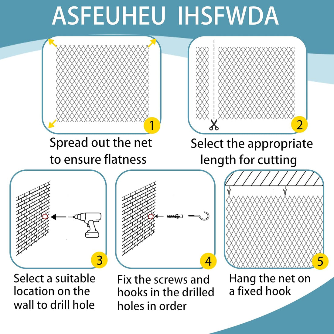 cat mesh 10x33ft Safety Netting for Balcony Window Protection
