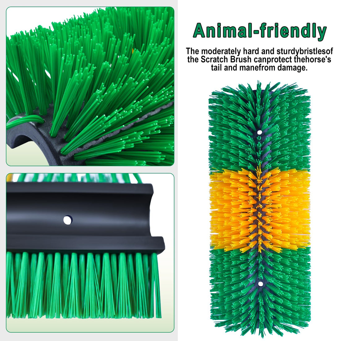 2PCS Livestock Scratching Brush