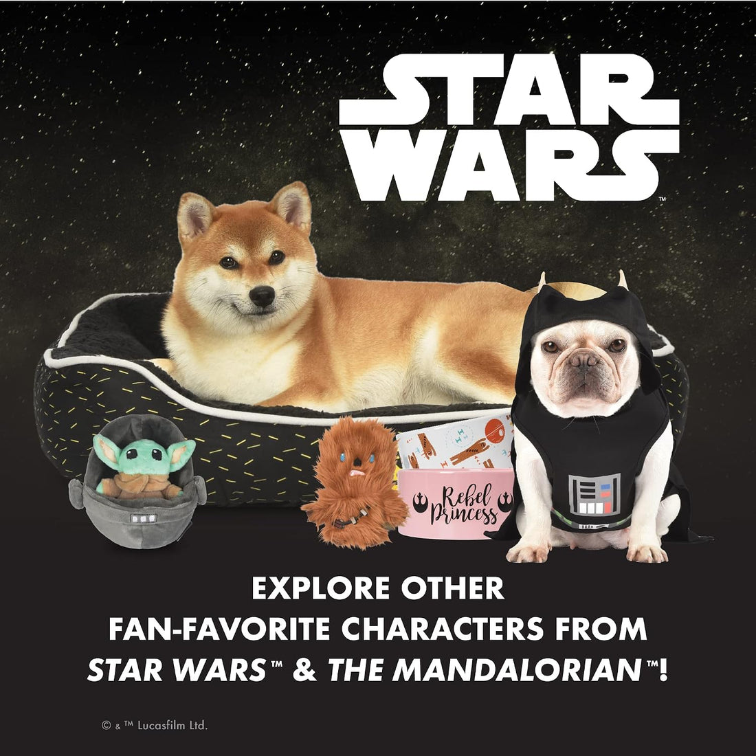 Star Wars for Pets Yoda Dog Raincoat, Medium