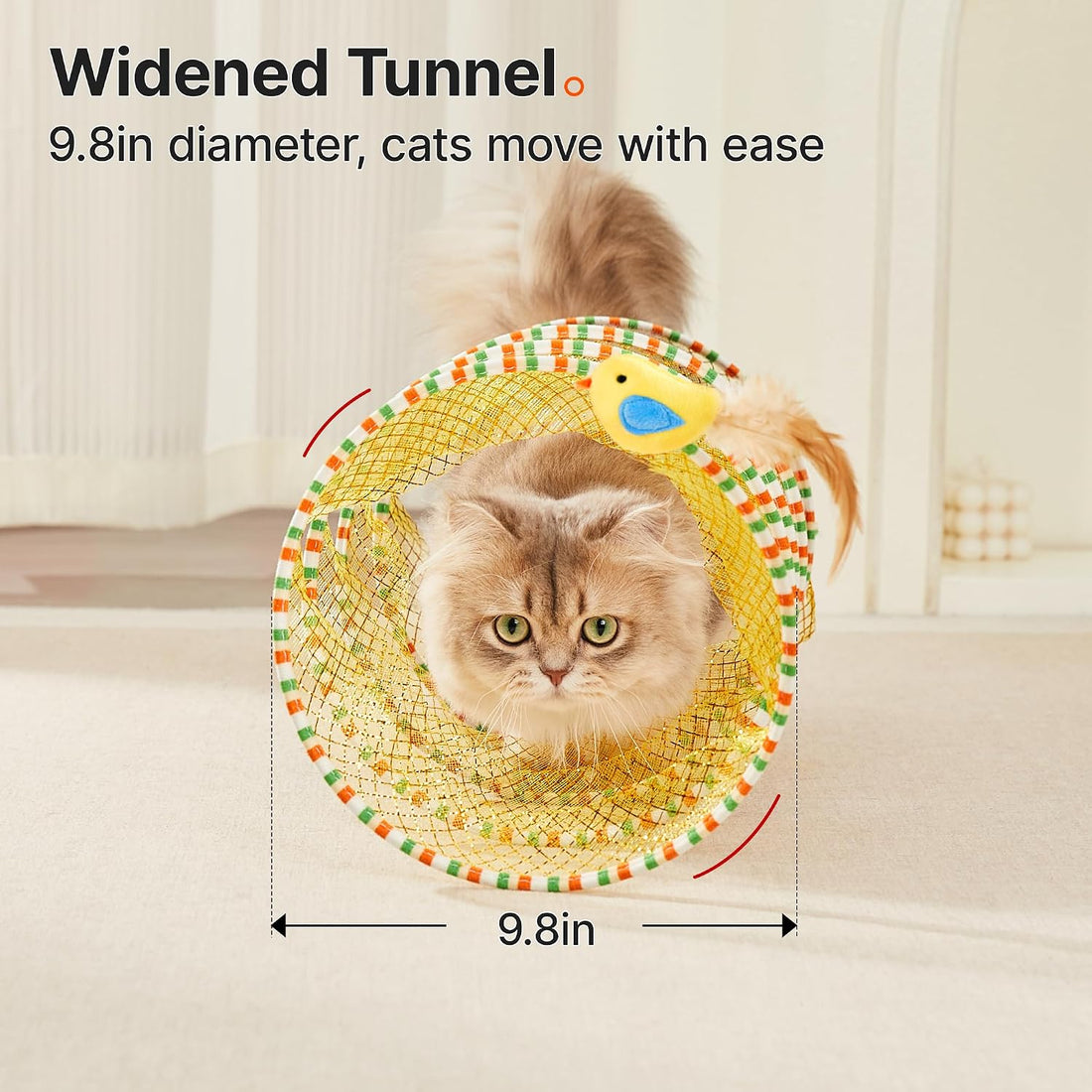 Potaroma Spiral Tunnel Cat Toy