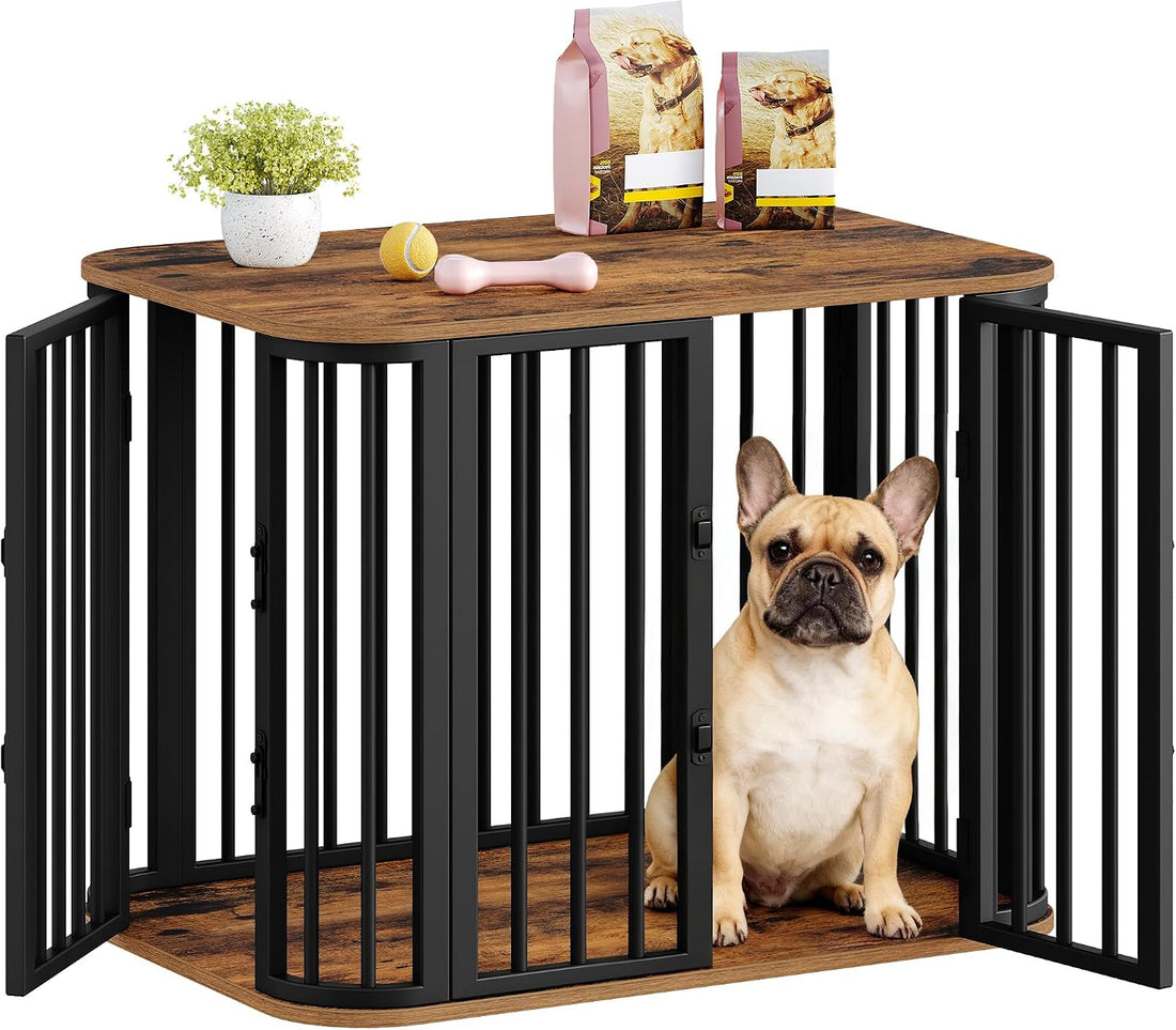 Hzuaneri 39.4 in L Dog Crate Furniture