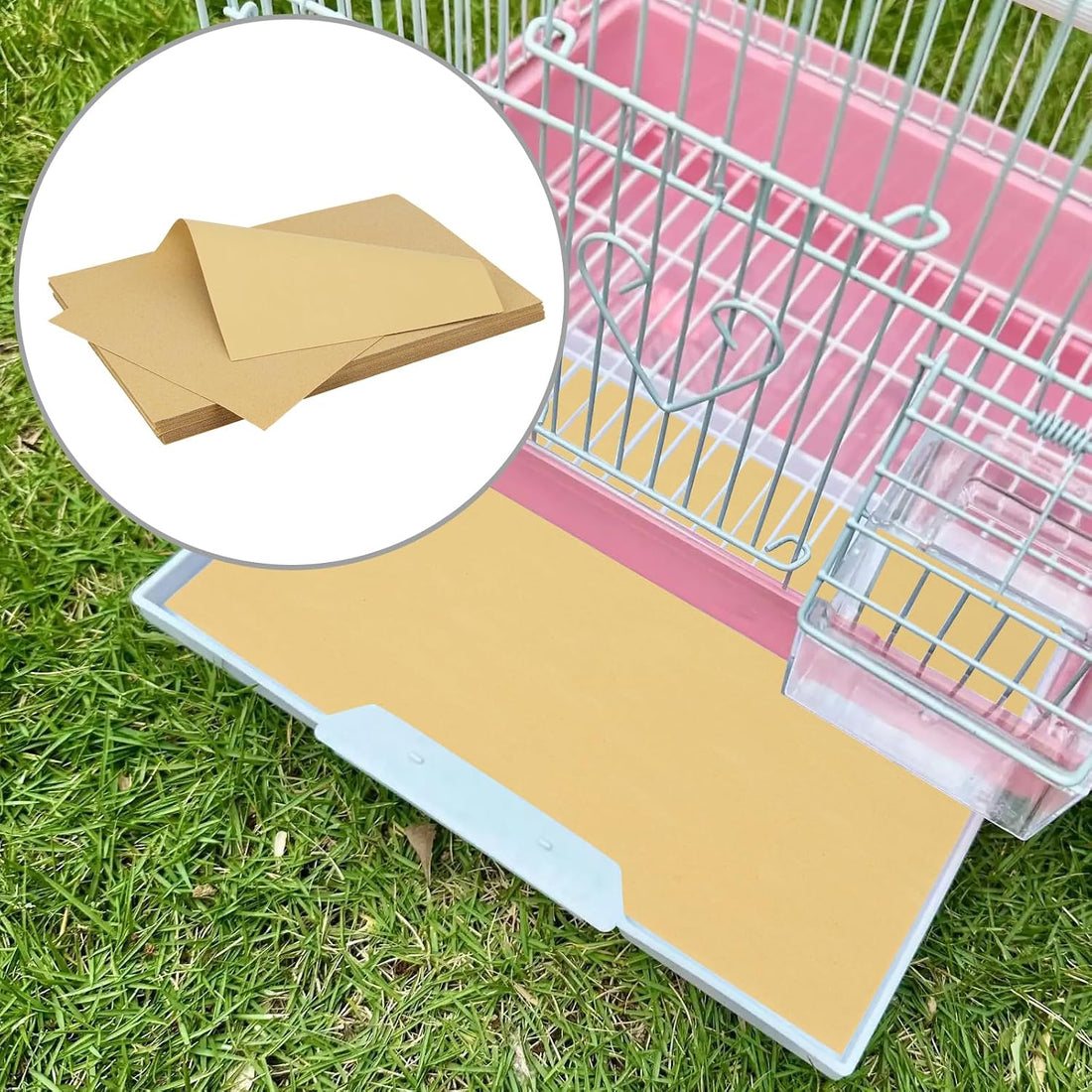 45 Pcs Bird cage Liner Paper