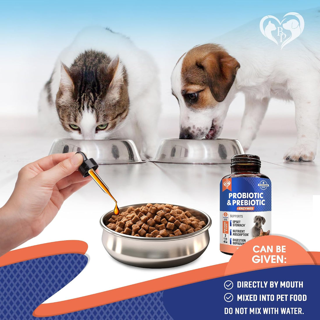 Probiotics & Prebiotics with Enzymes for Dogs and Cats