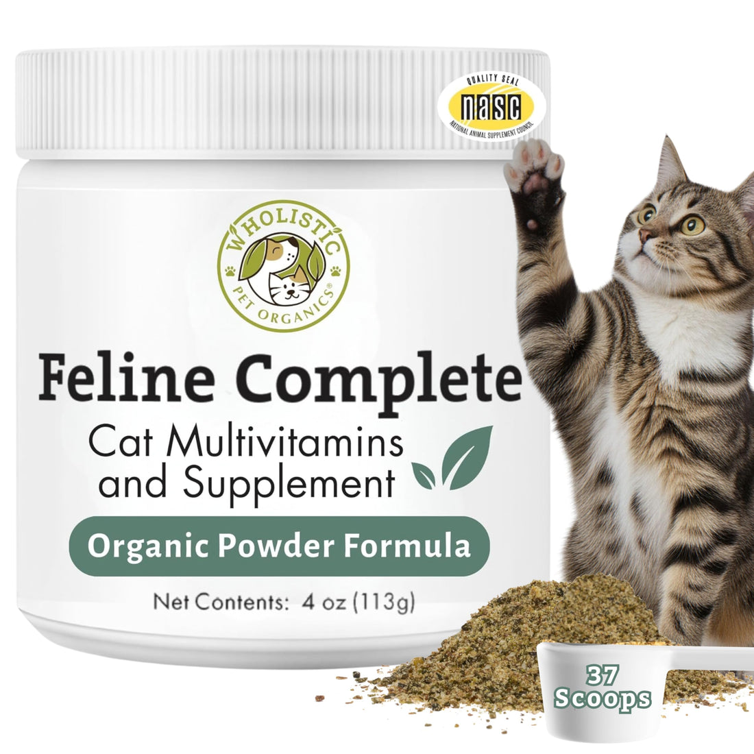 Wholistic Pet Organics Feline Complete - 4 oz