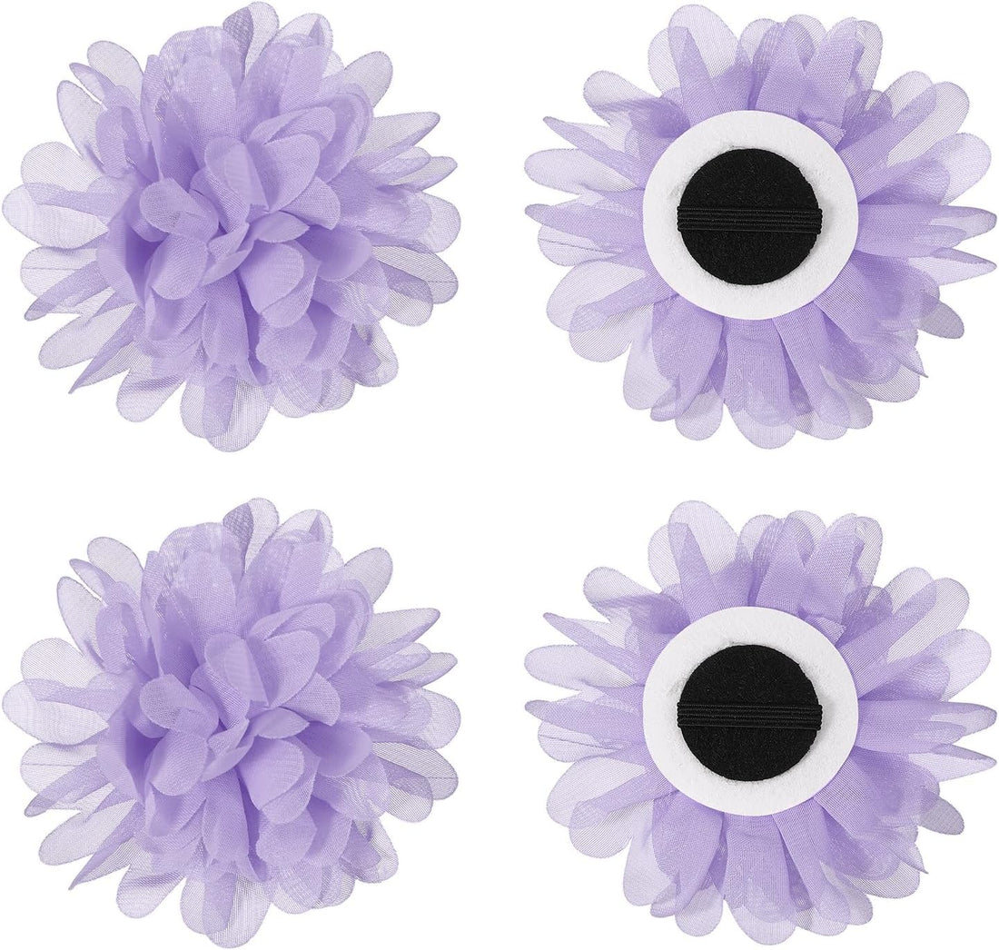 Dog Collar Flowers, Pet Flower Charms Soft Chiffon Cat Collar