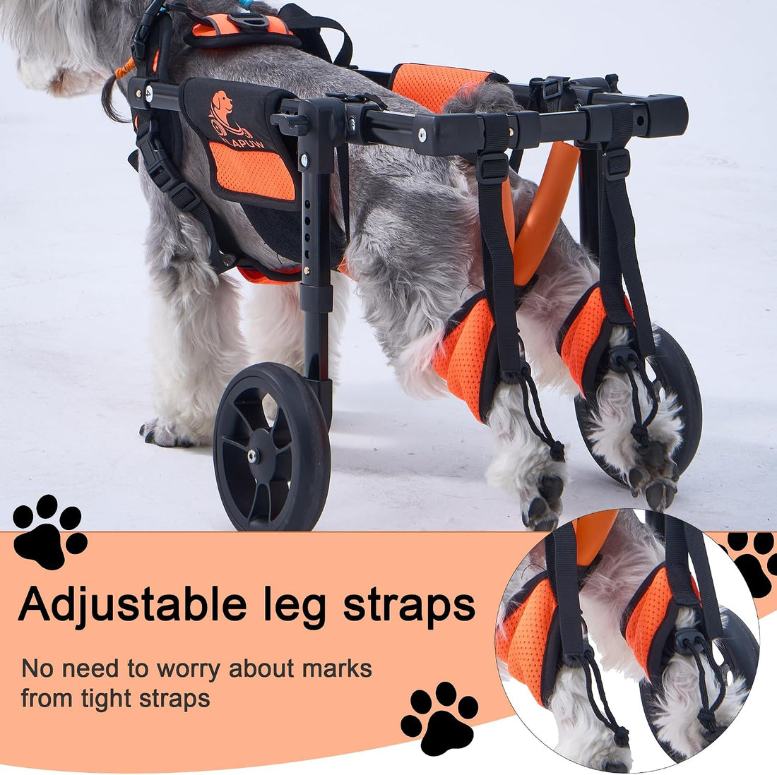 Dog Wheelchair for Back Legs, Adjustable Mobility Support for dogs