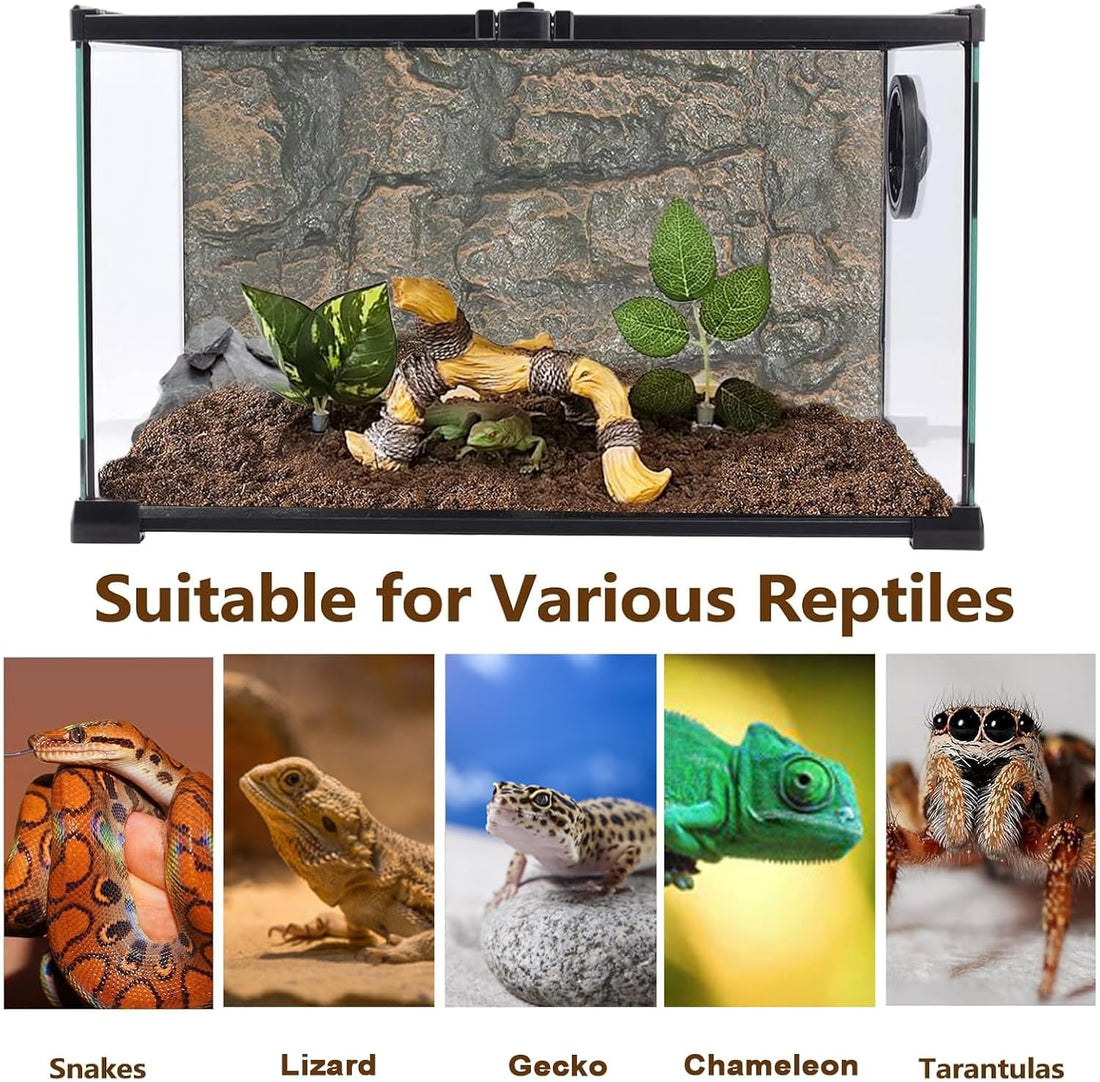 Tfwadmx Snake Climbing Branch,Resin Reptile Enclosure Decor