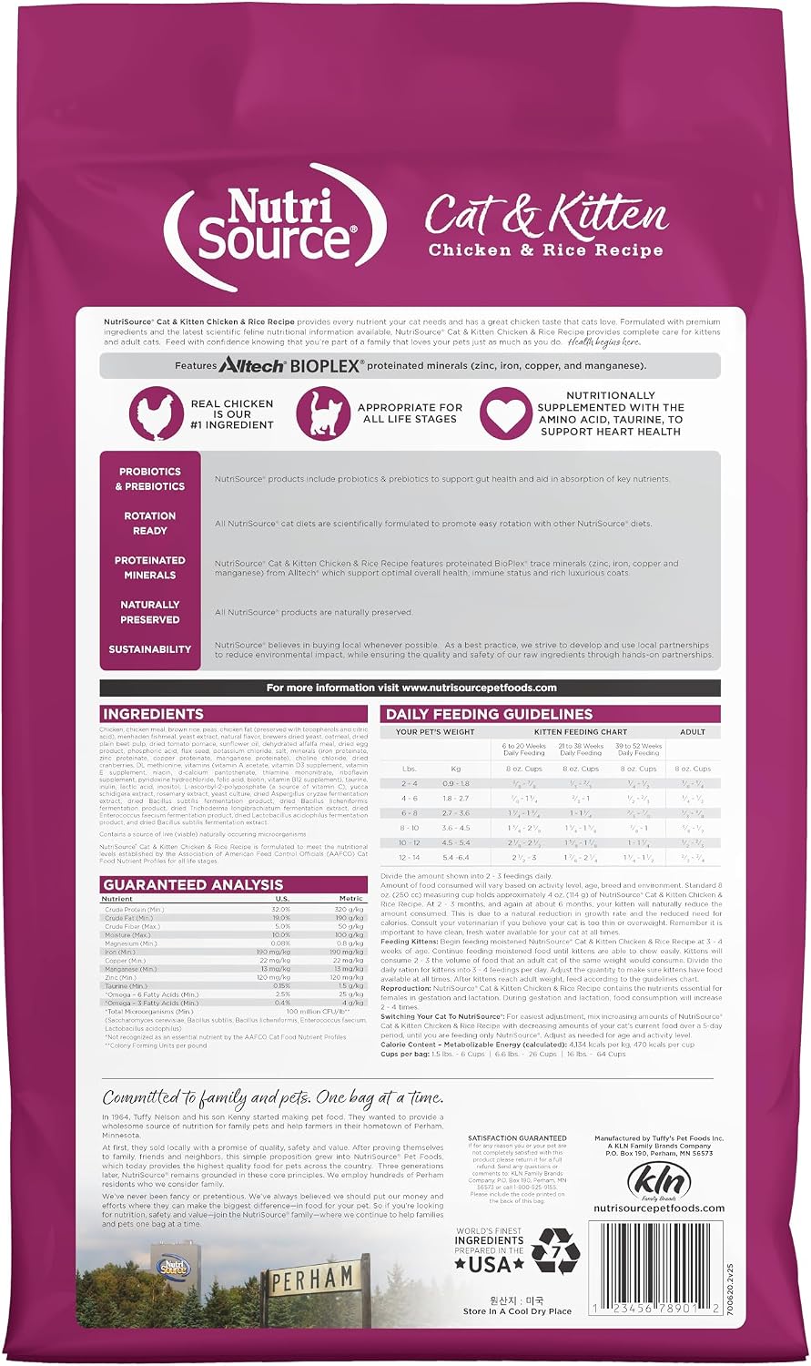 NutriSource Cat & Kitten Dry Food