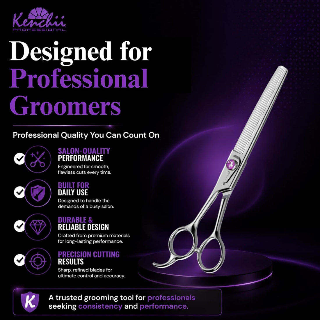 Kenchii Scorpion Dog Grooming Shears