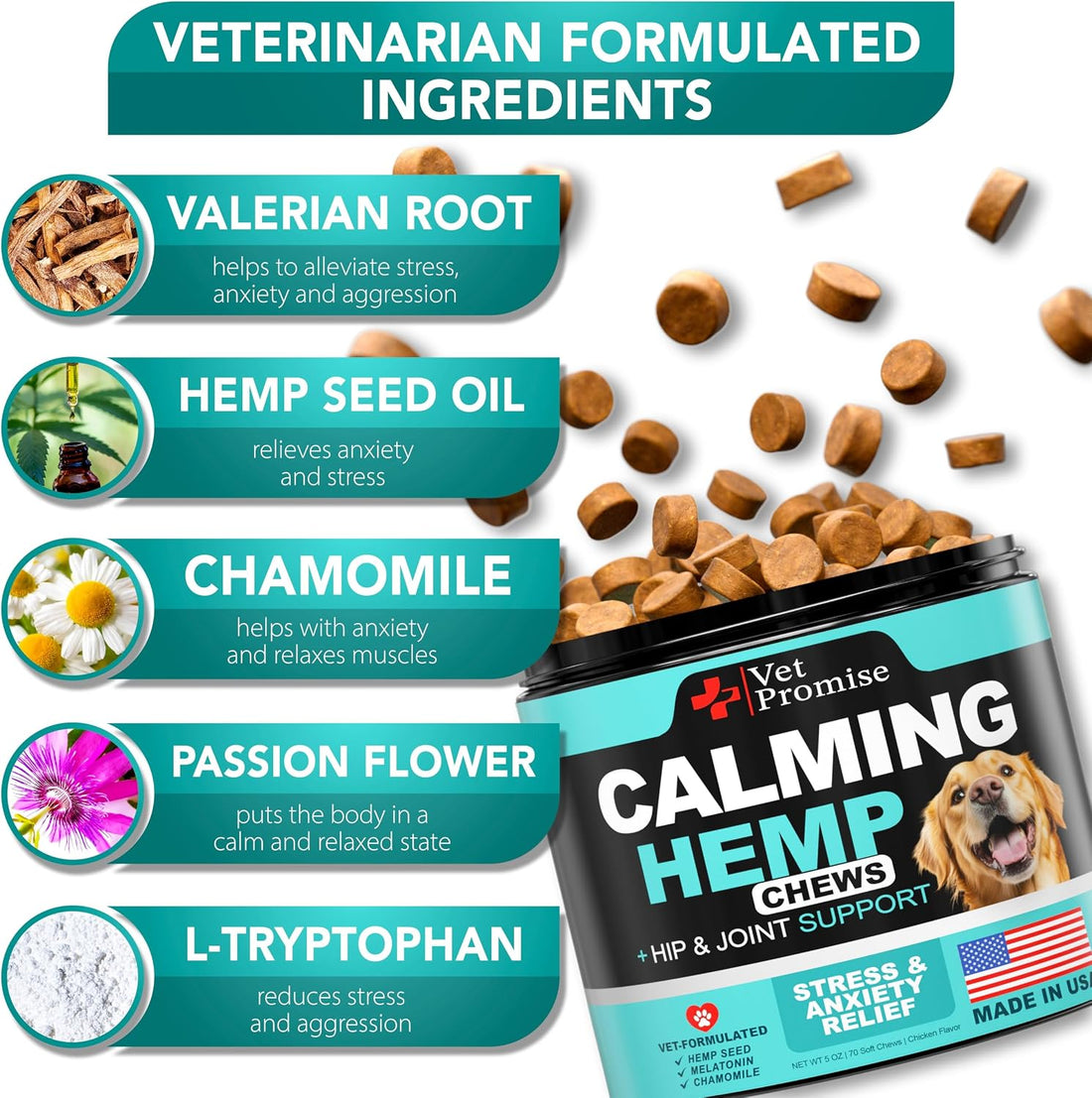 Advanced Calming Chews for Dogs
