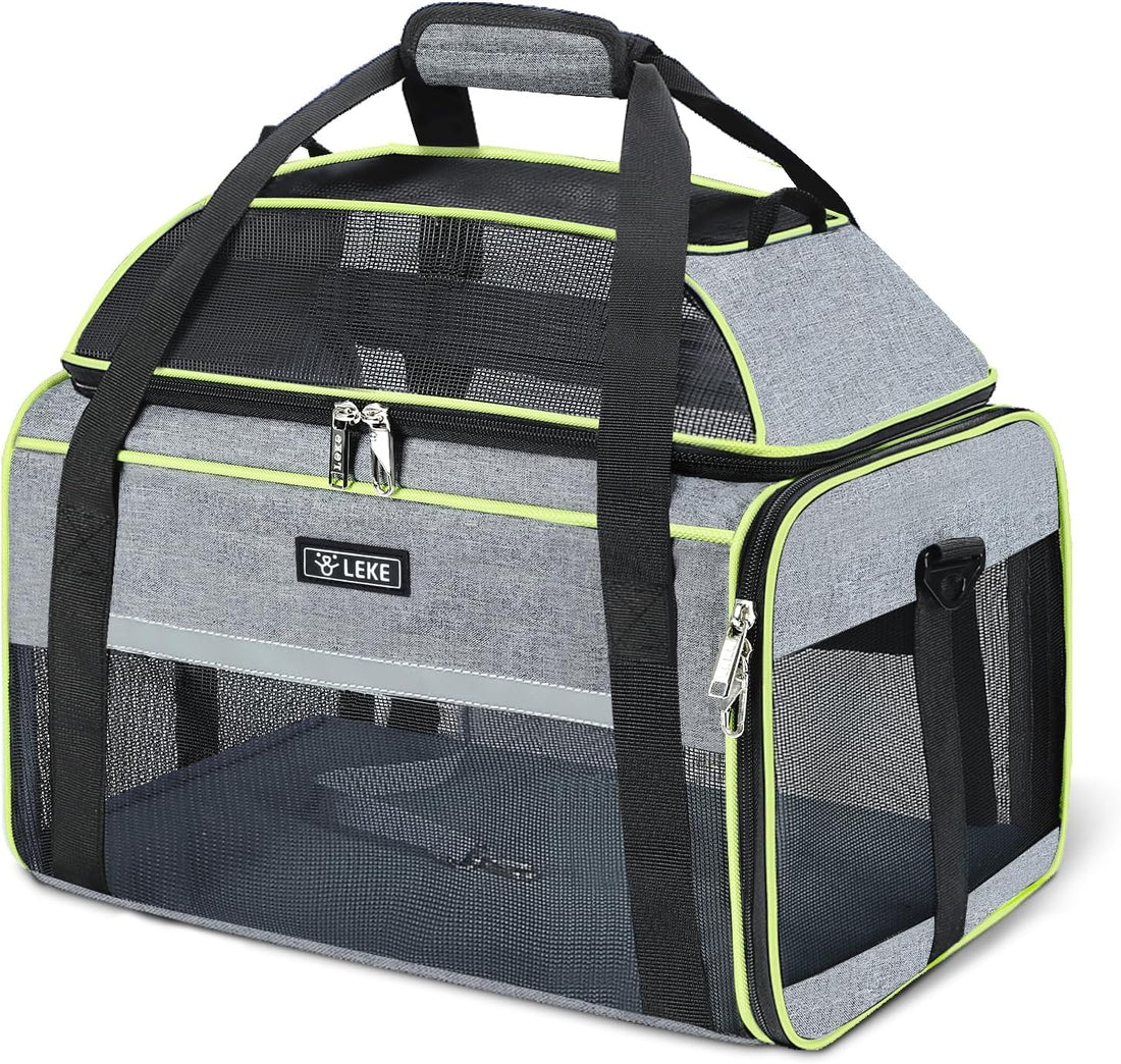 Lekereise Top-Expandable Pet Carrier 18x11x11Inch Delta American