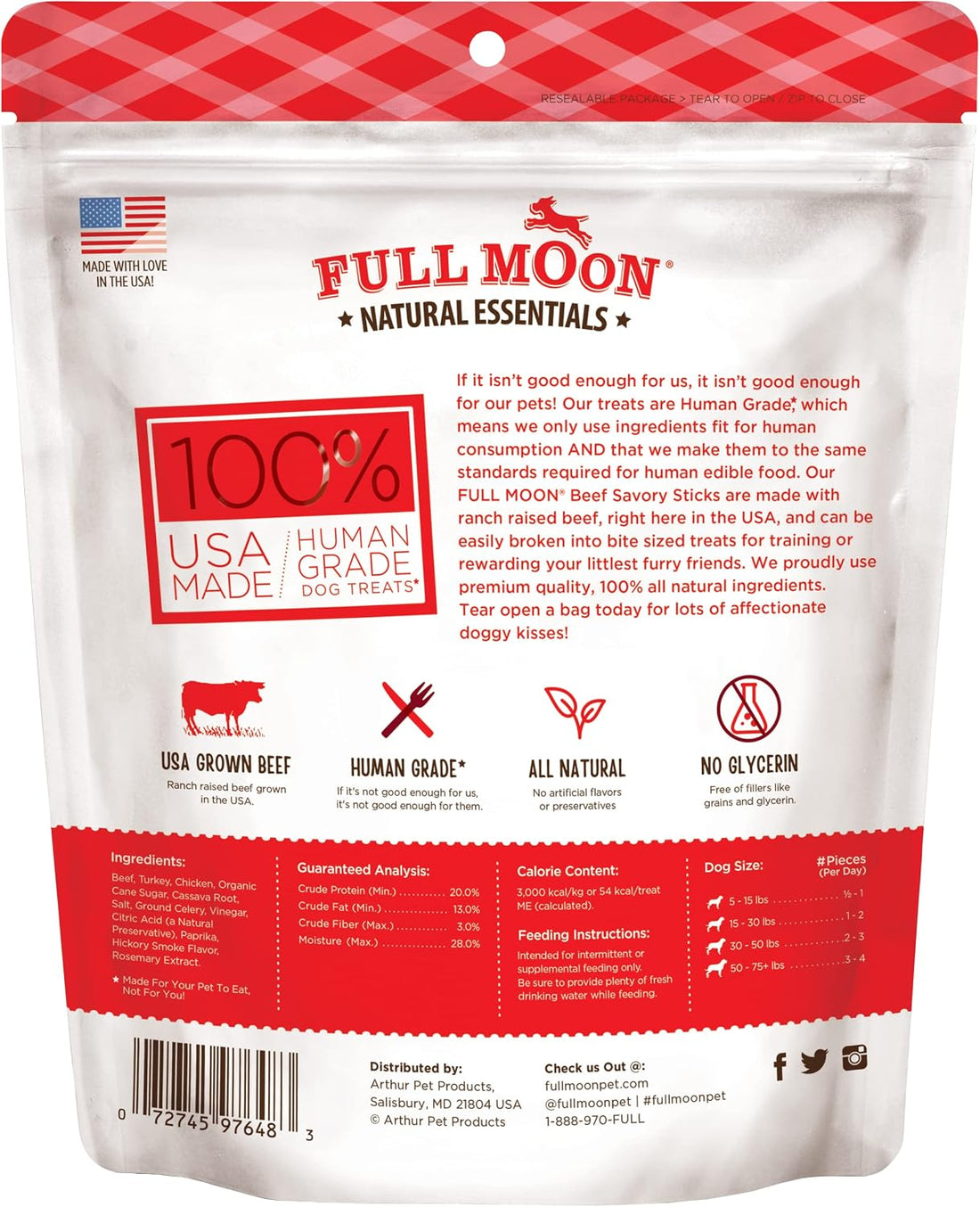 Full Moon All Natural Human Grade Dog Treats