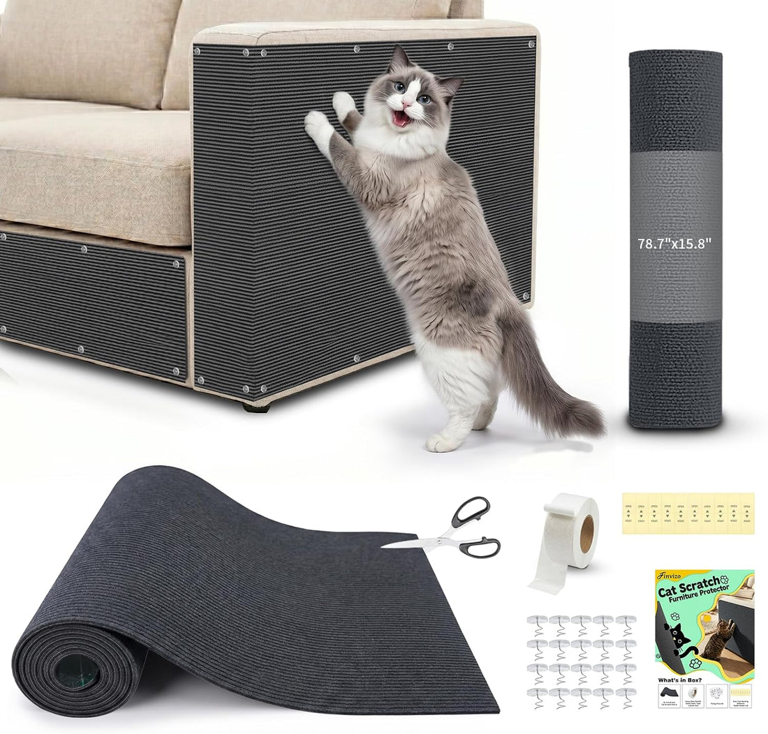Cat Scratch Furniture Protector: 39.3"x15.8" High Self-Adhesive