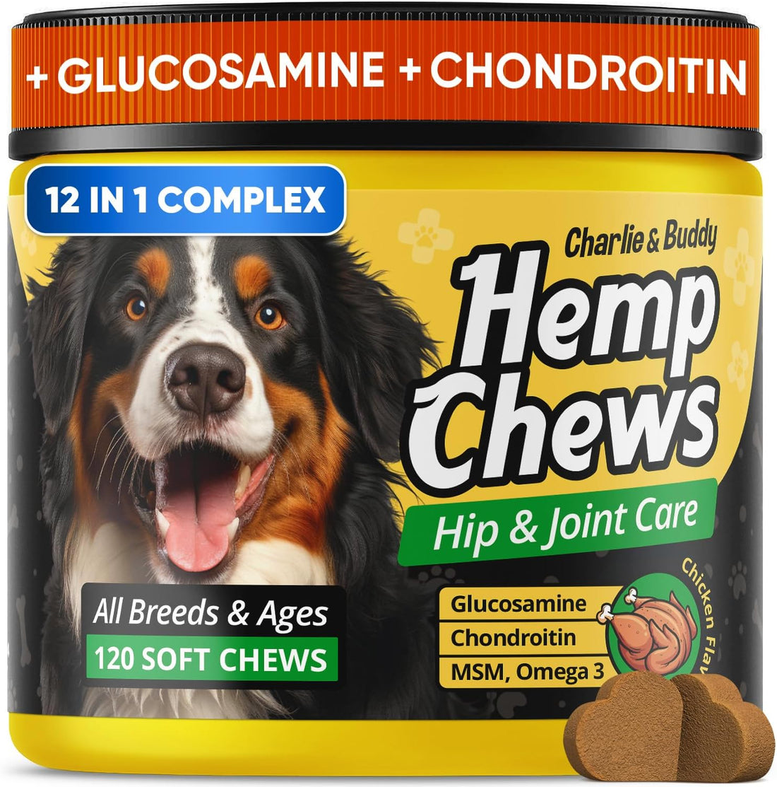 Glucosamine Chondroitin for Dogs - Hip Joint Supplement