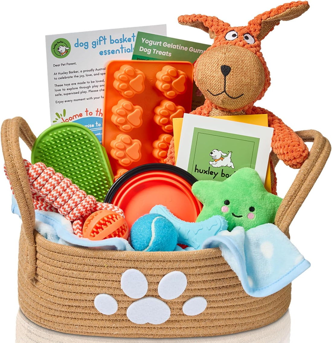 Premium Puppy Starter Kit - New Puppy Gift Basket with Essentials