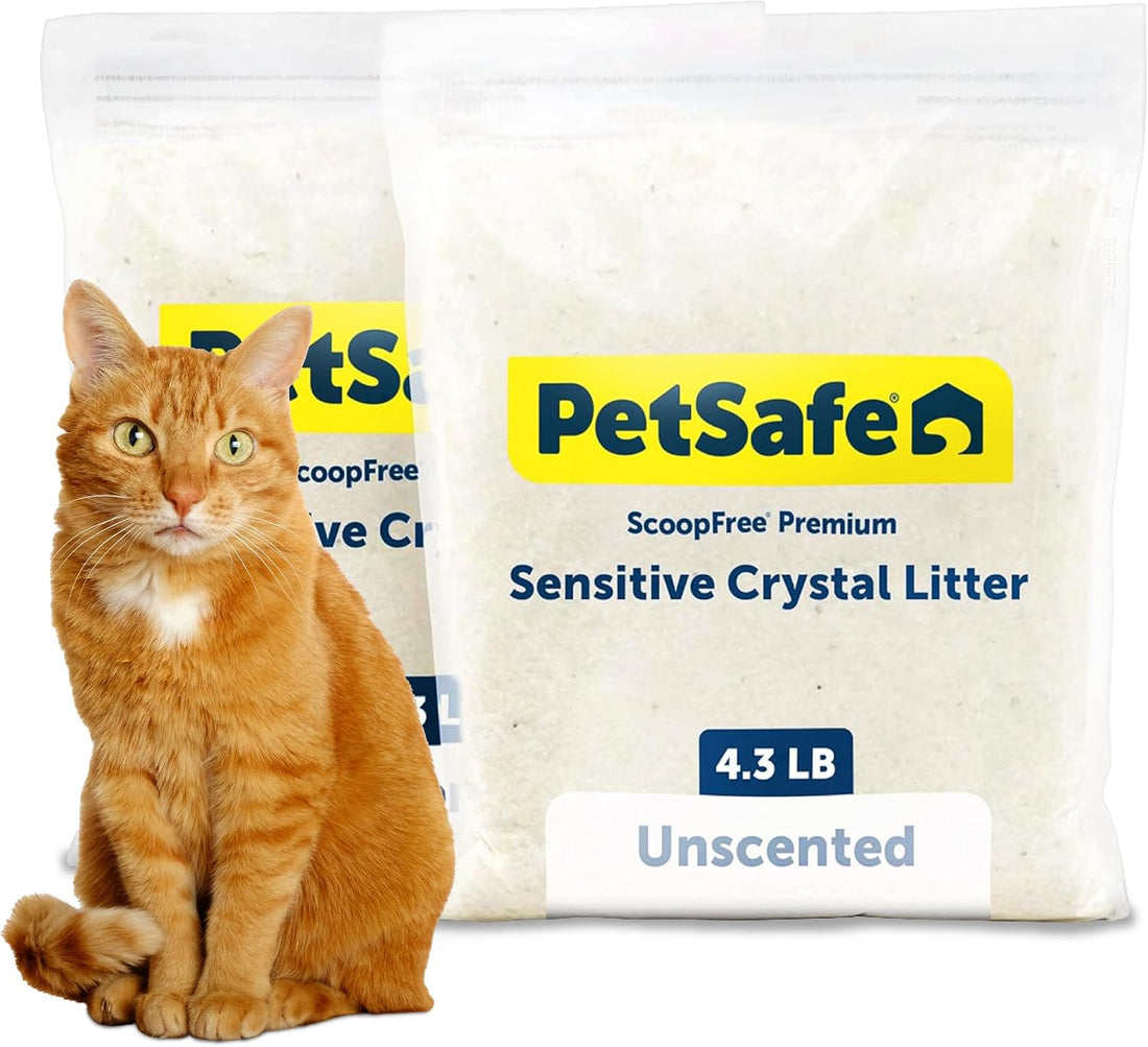 PetSafe ScoopFree Reusable Tray with Crystal Litter, Fresh Scent