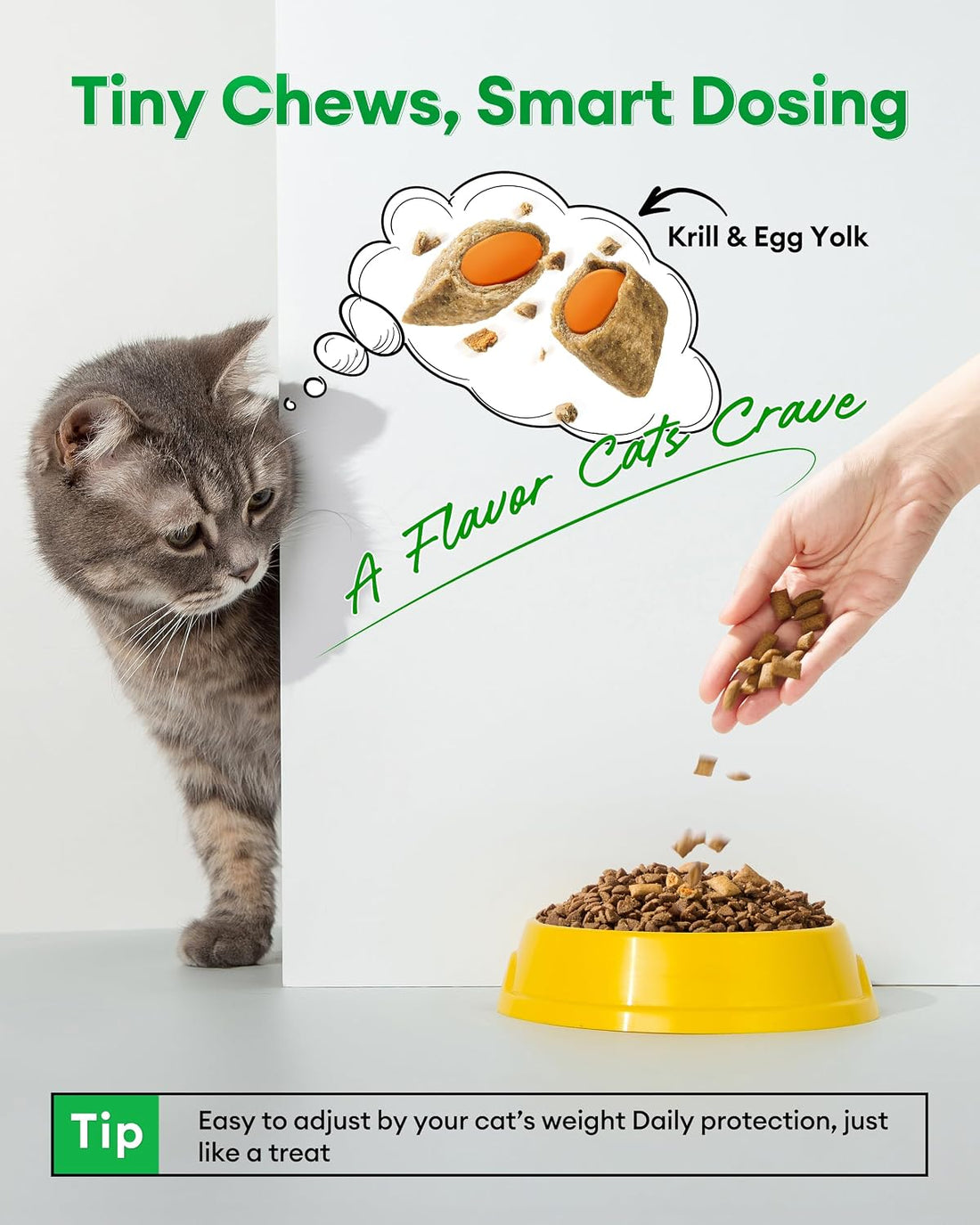 Cat Flea Tick Support Chews, Chicken Flavor, 8oz