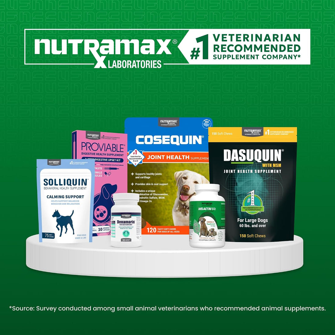 Nutramax Solliquin Calming Behavioral Health Supplement for Small