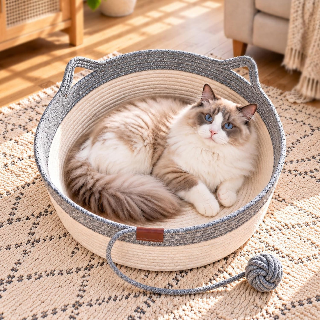 Large Instinct Basket for Cats: 20 Inch Space to Stretch & Turn