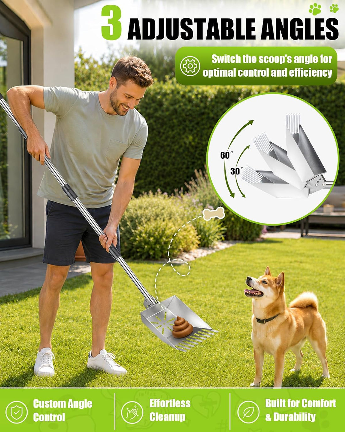 71" Stainless Steel Pooper Scooper