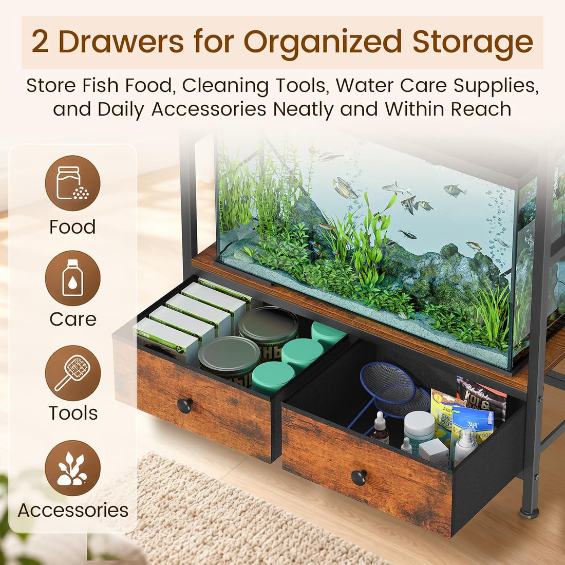 Snughome 29 Gallon Fish Tank Stand