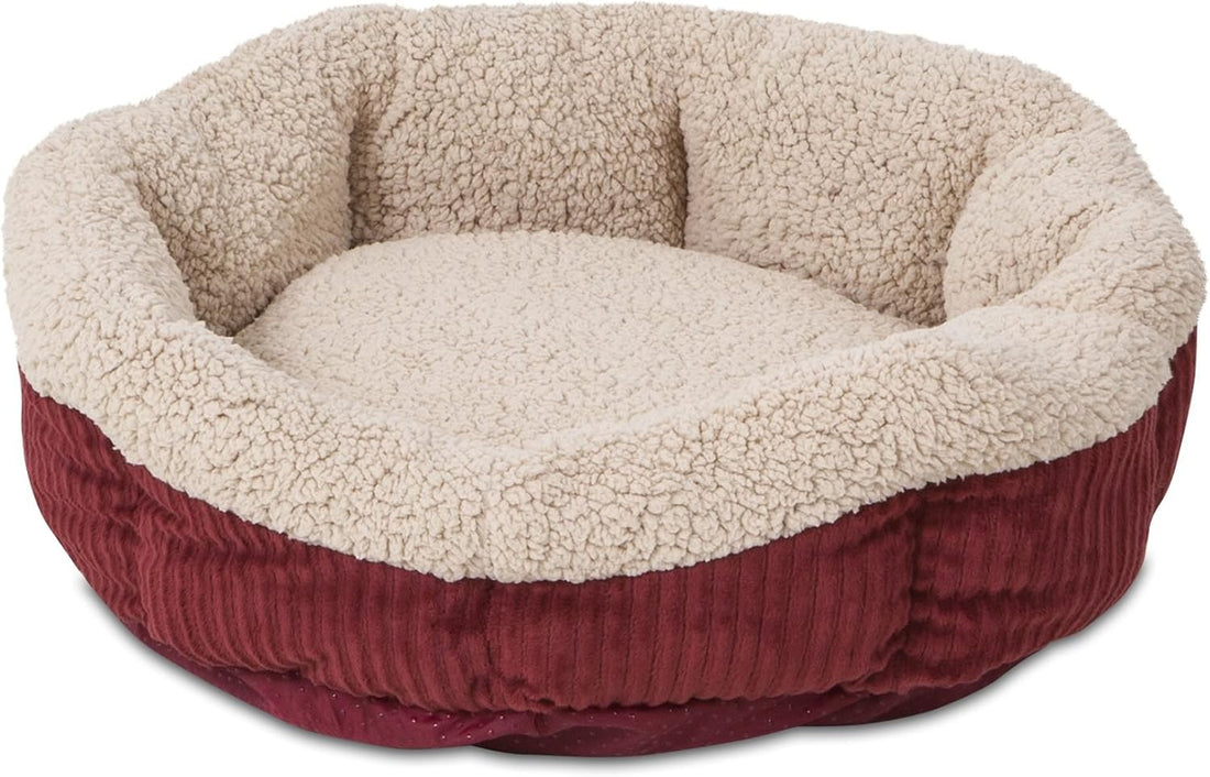 Petmate Aspen Pet Self Warming Round Bed, 19.5 Inches