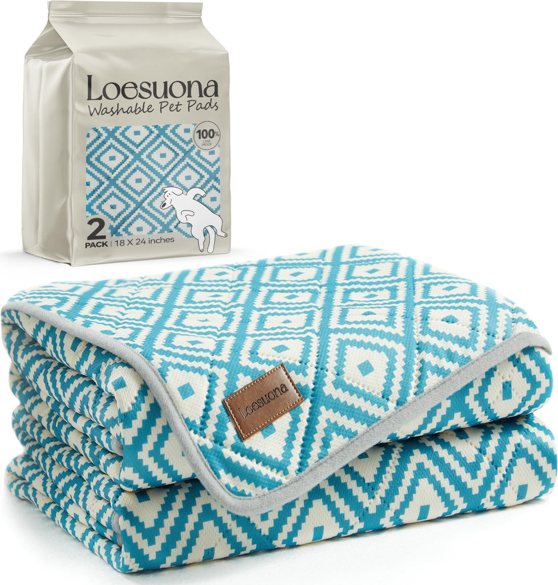 Loesuona Washable Pee Pads for Dogs