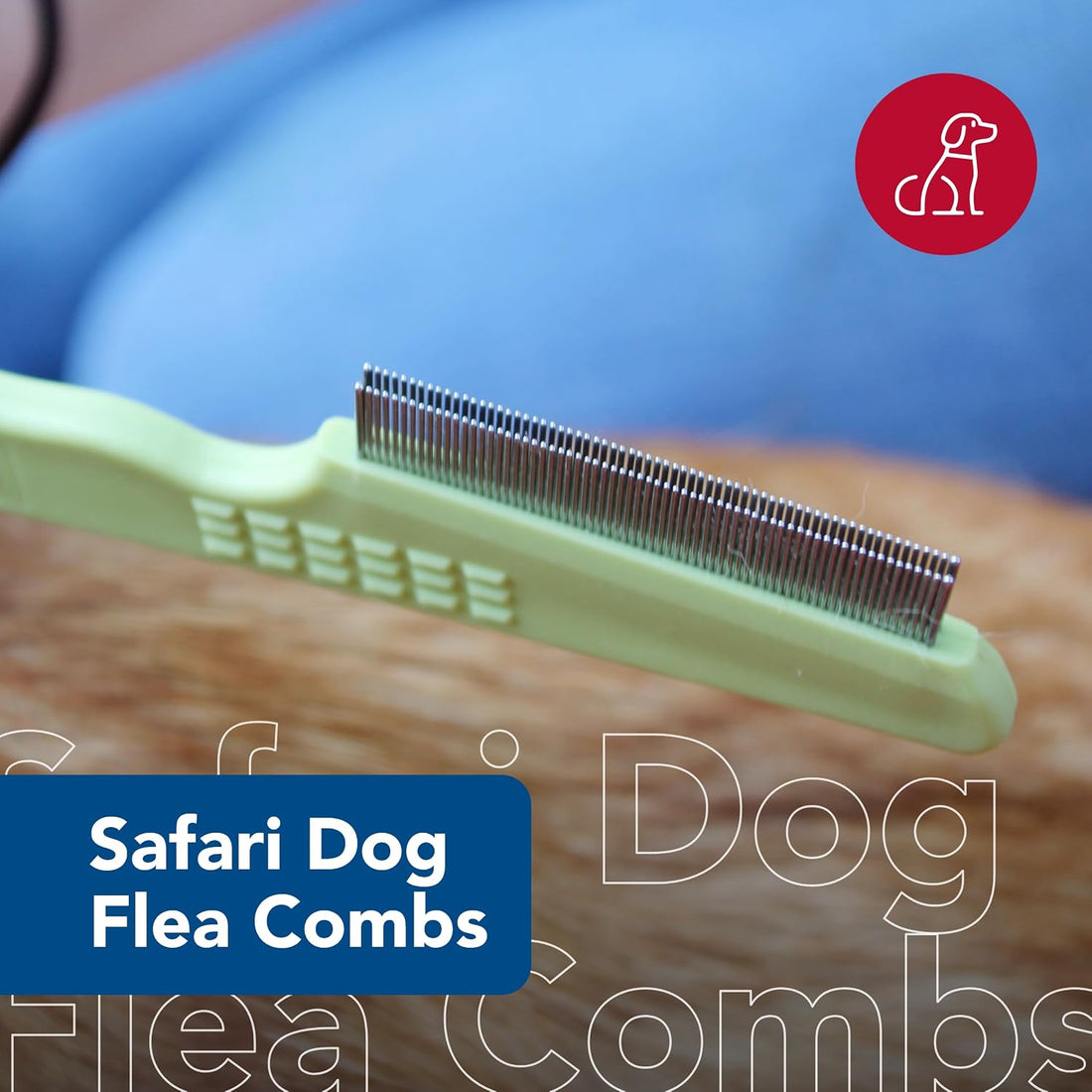 Coastal Pet Safari Double Row Comb - Helps Dry Skin