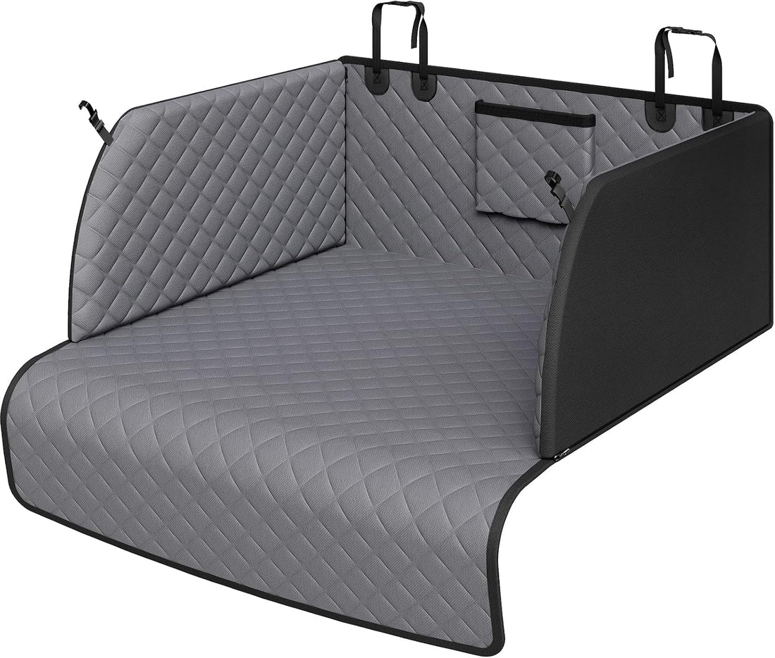 PETICON SUV Cargo Liner for Dogs, Pet Trunk Cover with Cushioned Sides
