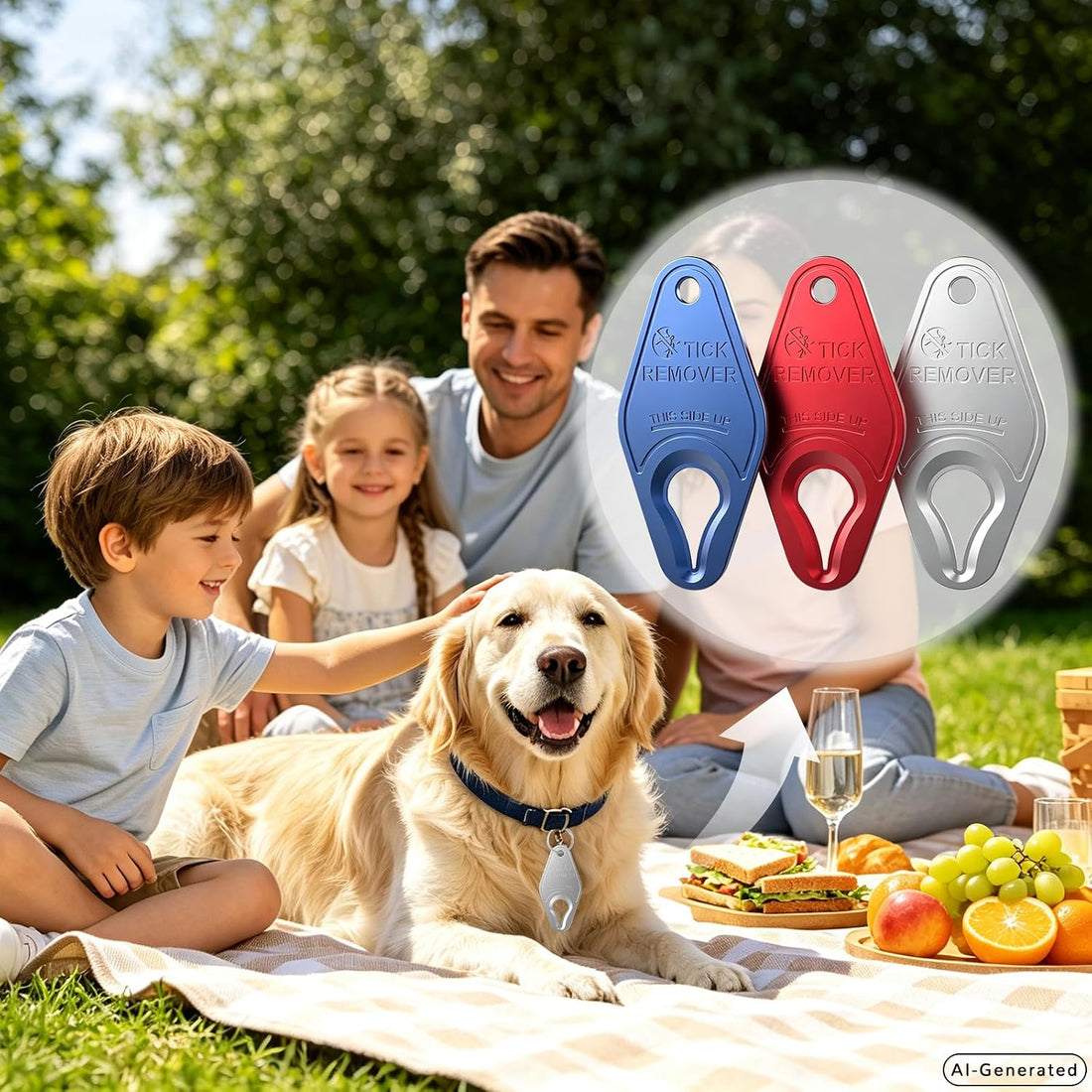 Tick Remover Tool 3 Pack – Tick Removal Tools for Dogs, Pets & Humans