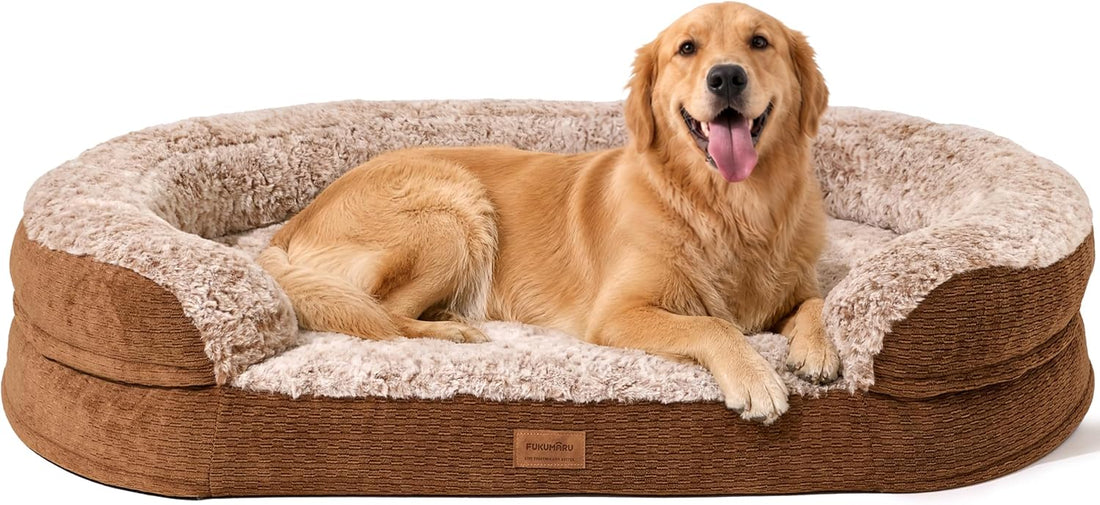 FUKUMARU X-Large Thickened Dog Couch Bed, Orthopedic