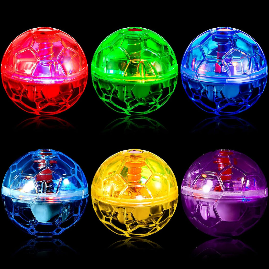 Sratte 6 Pcs Cat Ball Ghost Hunting Light up Toy
