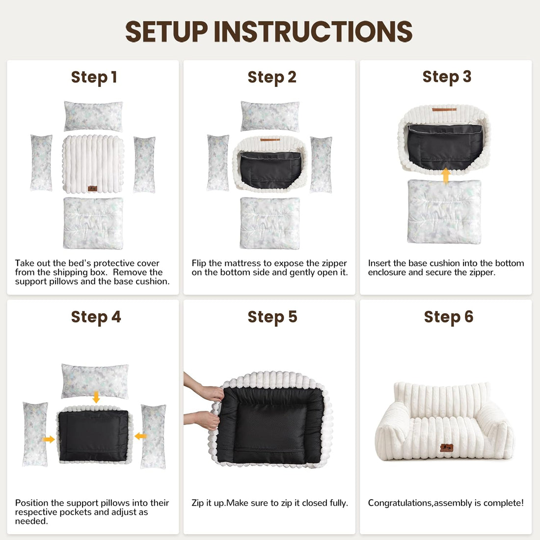 Cat Couch for Pets, Cute Cat Bed for Indoor Cats