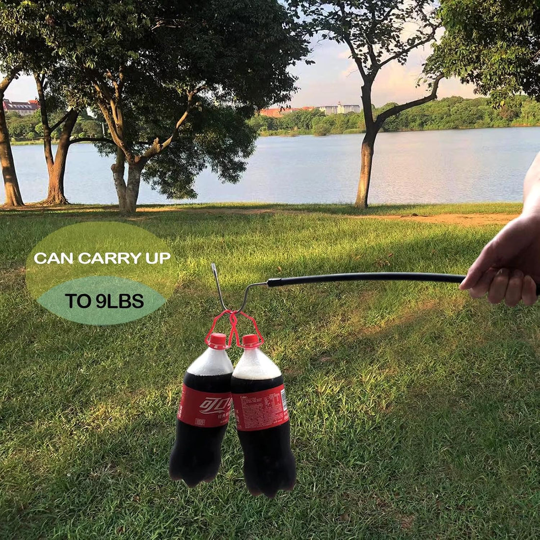 High-Carbon Snake Hook Reptile Stick Tongs Grabber Pick-up Handling