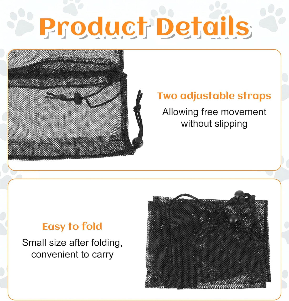 1 Pack Foxtail Mask for Dogs