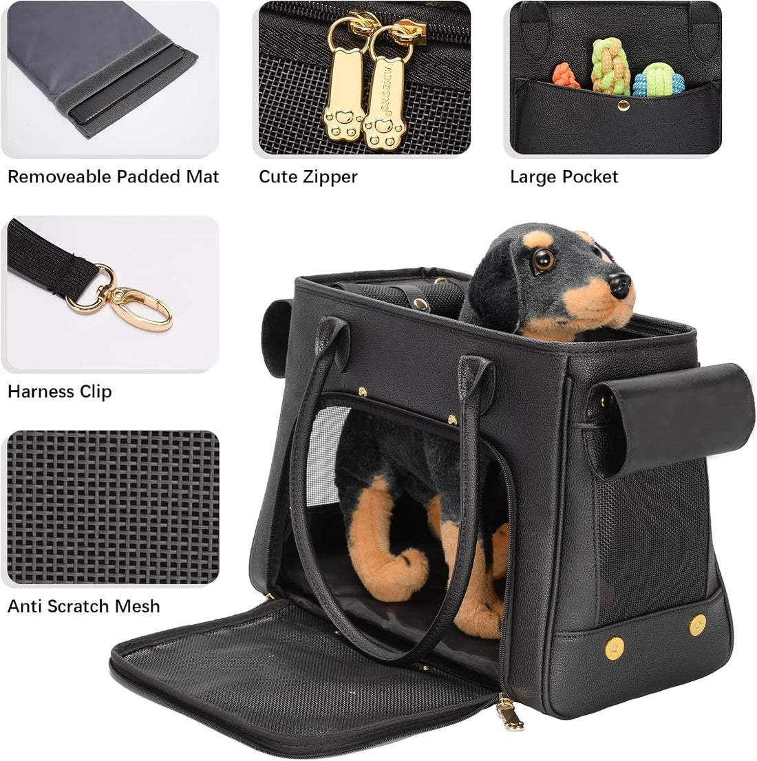 Fashion Pet Carrier Purse for Small Cat and Dog