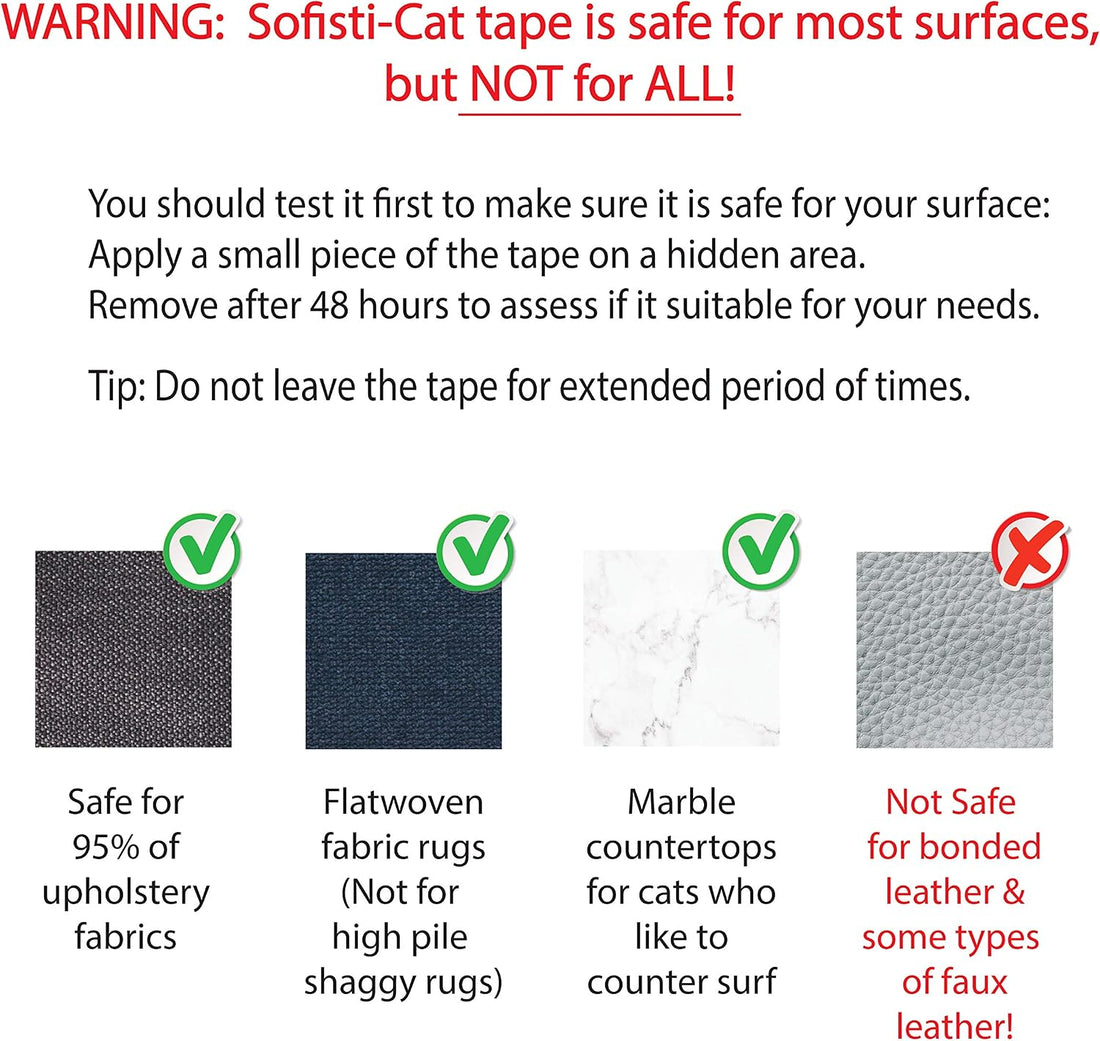 Sofisti-Cat Training Tape, Cat Tape for Furniture