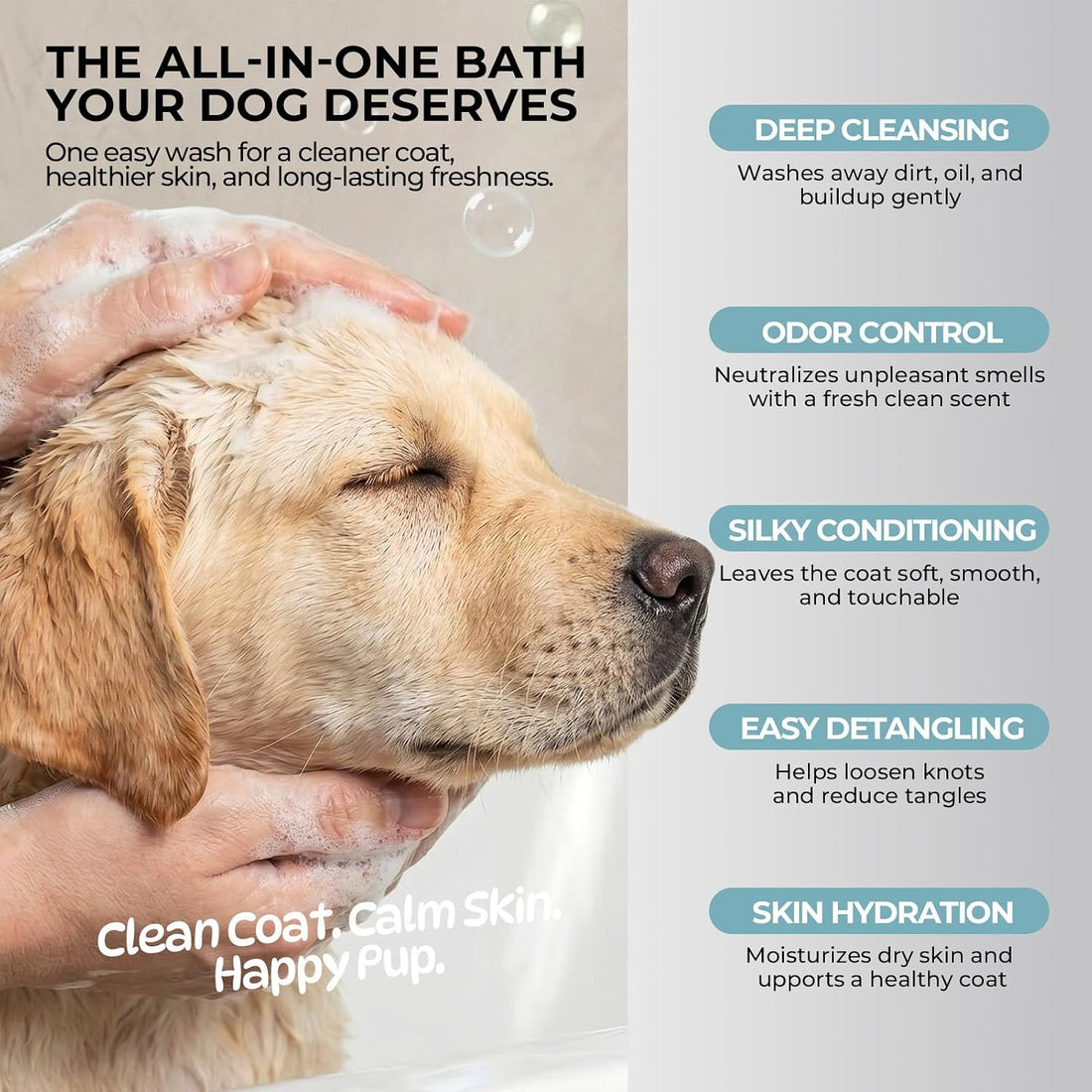 Aurapaws Probiotic Dog Shampoo and Conditioner Set for Sensitive Skin